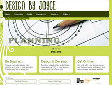 Tablet Screenshot of designbyjoyce.com